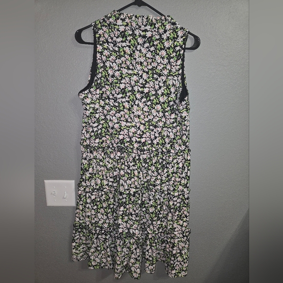 Tommy Hilfiger Floral Tiered Dress Size 10 - Picture 12 of 16